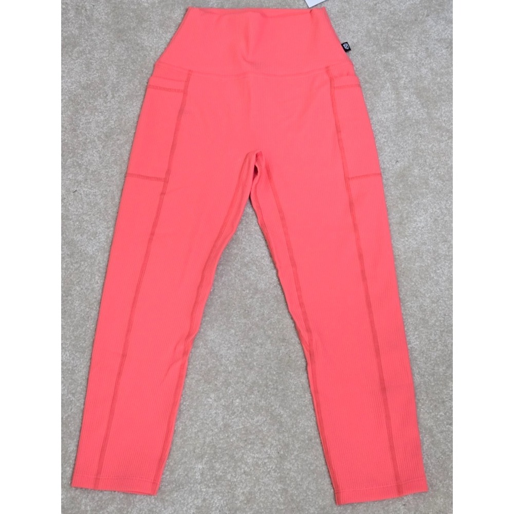 Born Primitive All or Nothing Capri w/Pockets S Hot Peach NWT